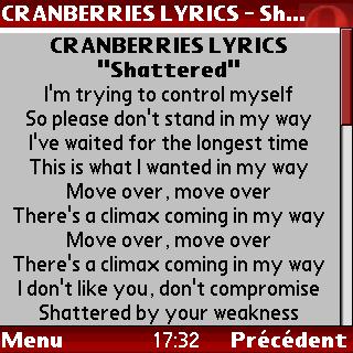 Lyrics site that gets to the point