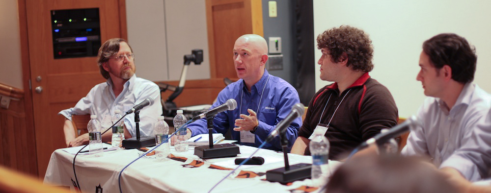John Morris, Adrian Bateman, Jonathan Mayer and Steven Vine - Photo credit: Wendy Seltzer