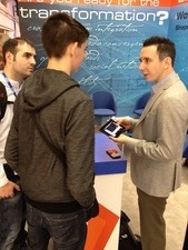 George Staikos from RIM/BlackBerry enticed developers with the PlayBook/QNX platform.