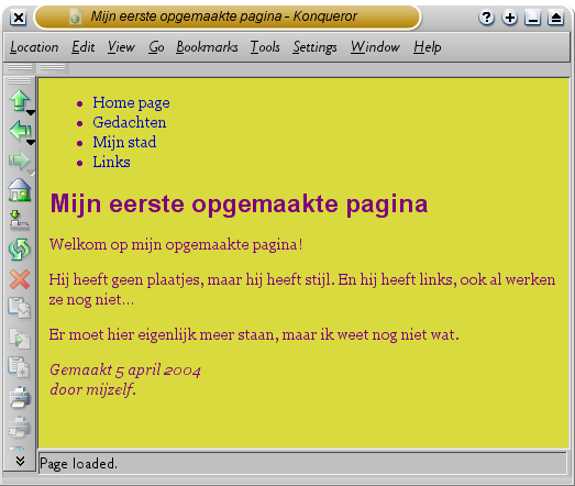 Screenshot met lettertypes