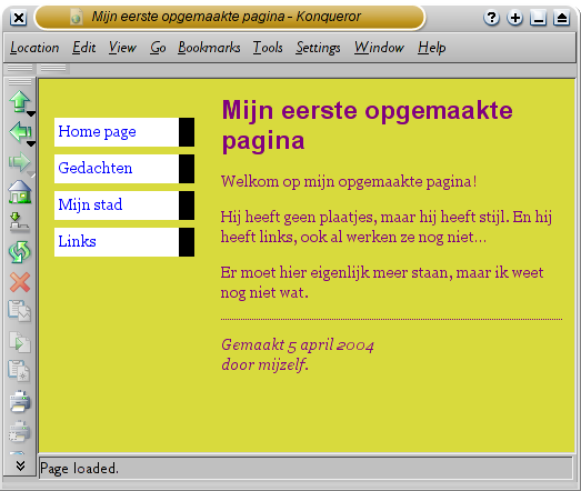 Uiteindelijk resultaat