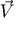 \vec{V}