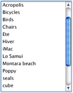 Image of listbox