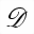 MATHEMATICAL BOLD SCRIPT CAPITAL D