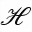 MATHEMATICAL BOLD SCRIPT CAPITAL H