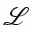 MATHEMATICAL BOLD SCRIPT CAPITAL L