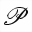 MATHEMATICAL BOLD SCRIPT CAPITAL P