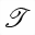 MATHEMATICAL BOLD SCRIPT CAPITAL T