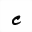 MATHEMATICAL BOLD SCRIPT SMALL C