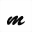 MATHEMATICAL BOLD SCRIPT SMALL M