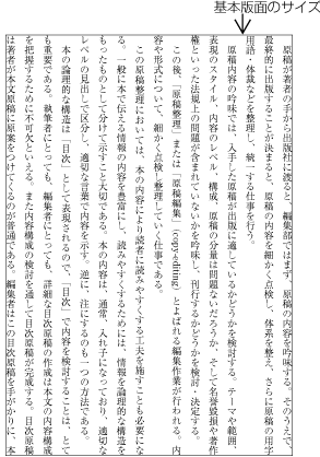 図1-26-1　基本版面の設定手順の1