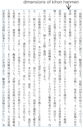 Procedures to determine KIHON HANMEN Step 1