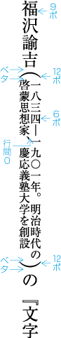 割注の指定例