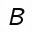 MATHEMATICAL SANS-SERIF BOLD ITALIC CAPITAL B