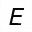 MATHEMATICAL SANS-SERIF BOLD ITALIC CAPITAL E
