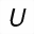 MATHEMATICAL SANS-SERIF BOLD ITALIC CAPITAL U