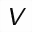 MATHEMATICAL SANS-SERIF BOLD ITALIC CAPITAL V