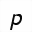 MATHEMATICAL SANS-SERIF BOLD ITALIC SMALL P
