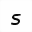 MATHEMATICAL SANS-SERIF BOLD ITALIC SMALL S