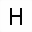 MATHEMATICAL MONOSPACE CAPITAL H