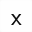 MATHEMATICAL MONOSPACE SMALL X