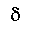 GREEK SMALL LETTER DELTA