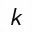 MATHEMATICAL SANS-SERIF BOLD ITALIC SMALL K