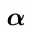MATHEMATICAL SANS-SERIF BOLD ITALIC SMALL ALPHA