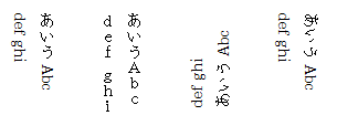 text-orientation: vertical-right, upright,
   rotate-left, and rotate-right