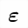 MATHEMATICAL BOLD ITALIC EPSILON SYMBOL
