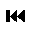 BLACK LEFT-POINTING DOUBLE TRIANGLE WITH VERTICAL BAR