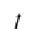 SLANTED NORTH ARROW WITH HORIZONTAL TAIL