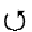 ANTICLOCKWISE TRIANGLE-HEADED OPEN CIRCLE ARROW