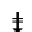 DOWNWARDS TRIANGLE-HEADED ARROW WITH DOUBLE HORIZONTAL STROKE