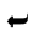 BLACK CURVED DOWNWARDS AND LEFTWARDS ARROW