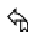 RIBBON ARROW UP LEFT