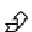 RIBBON ARROW RIGHT UP