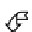 RIBBON ARROW LEFT DOWN