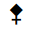 BLACK DIAMOND ON CROSS