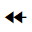 LEFTWARDS TWO-HEADED ARROW WITH TRIANGLE ARROWHEADS