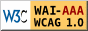 Level Triple-A conformance icon, W3C-WAI Web Content Accessibility
Guidelines 1.0
